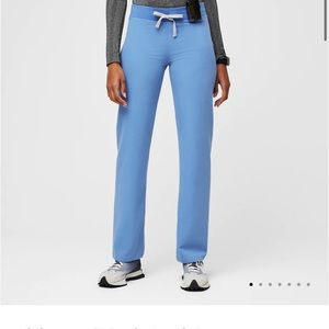 Figs Livingston Scrub Pants, Ceil Blue, Large